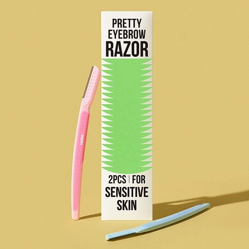 Pretty Eyebrow Razor, 2ea, 1pack - Image 2