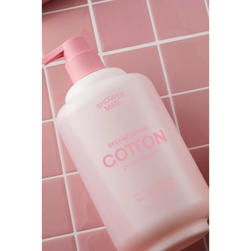 Deep Moisture Cotton Body Wash [Peony Musk Scent], 1,000ml, 1pack - Image 5