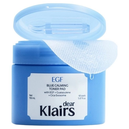EGF Blue Calming Toner Pads, 60ea, 1pack - Image 3