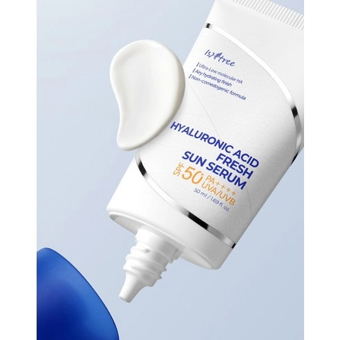 Hyaluronic Acid Fresh Sun Serum, 50ml, 1pack - Image 3