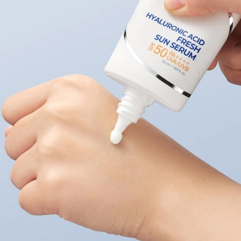 Hyaluronic Acid Fresh Sun Serum, 50ml, 1pack - Image 4