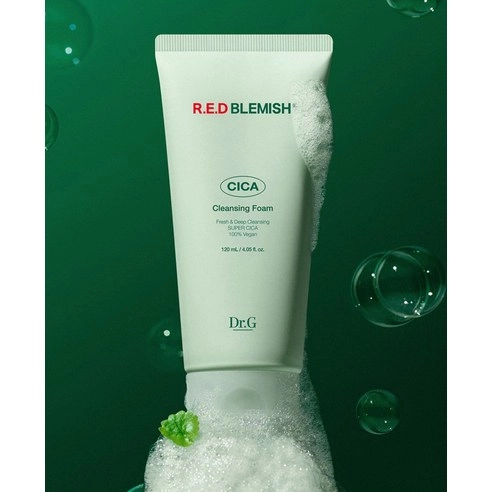 R.E.D Blemish Cica Cleansing Foam, 120ml, 1pack - Image 2