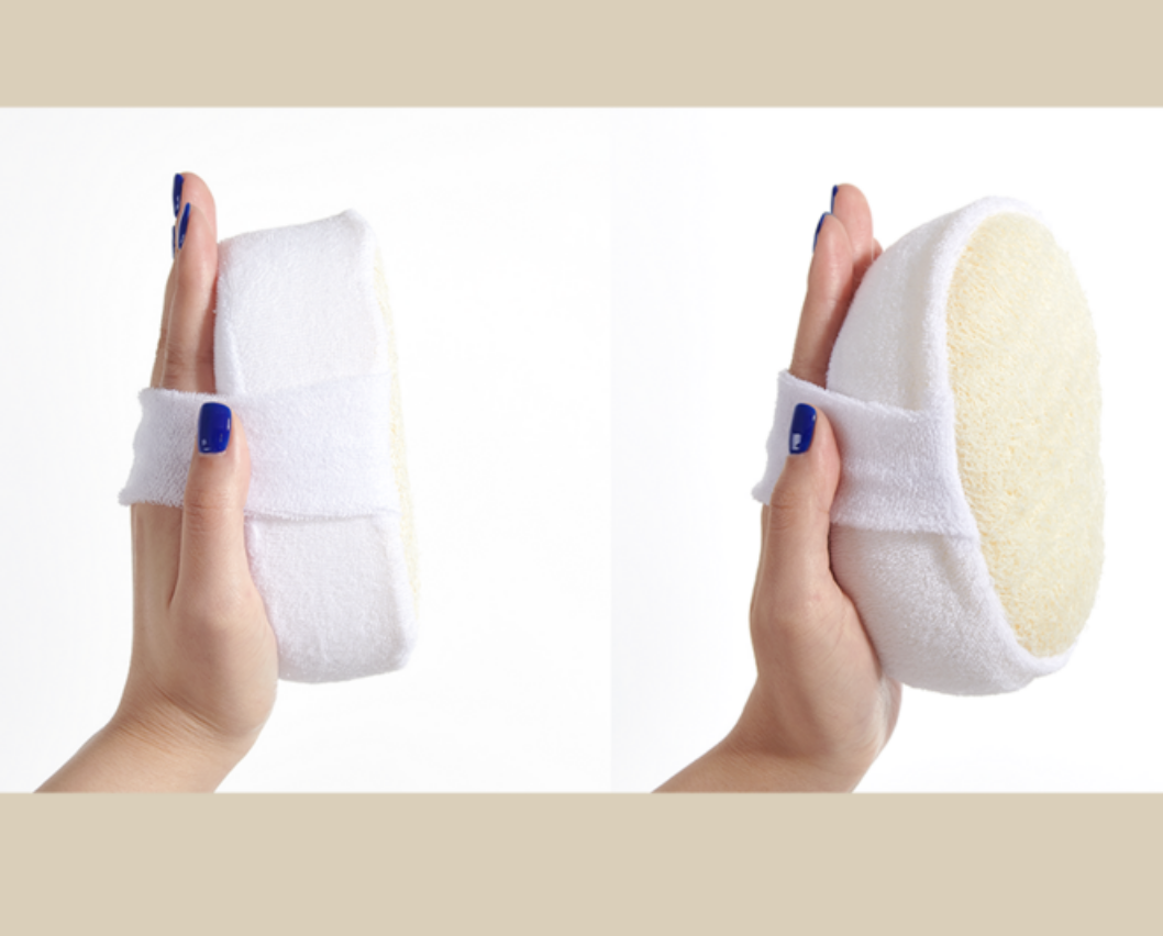 Natural Loofah Body Sponge, 1ea, 1pack - Image 3