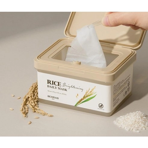 Rice Brightening Daily Mask, 30ea, 1pack - Image 2