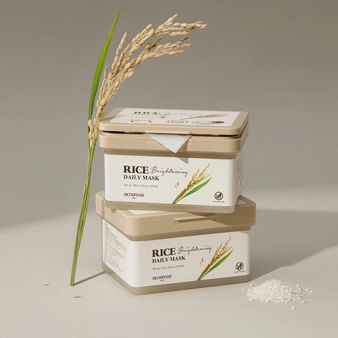 Rice Brightening Daily Mask, 30ea, 1pack - Image 3