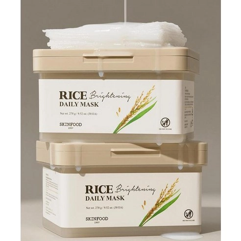 Rice Brightening Daily Mask, 30ea, 1pack - Image 4