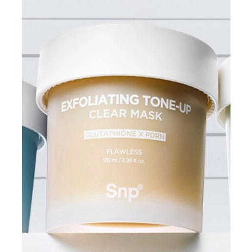 SNP Exfoliating Tone-Up Clear Mask - Image 3