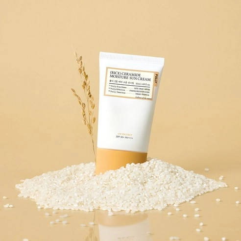 Rice Ceramide Hydrating Sun Cream [SPF50+/PA++++], 50ml, 1pack - Image 4