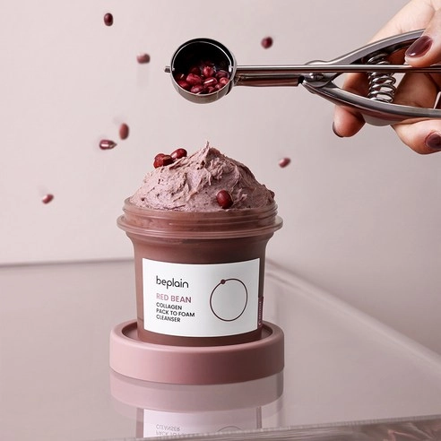 Red Bean Collagen Pack-to-Foam Cleanser, 100ml - Image 4