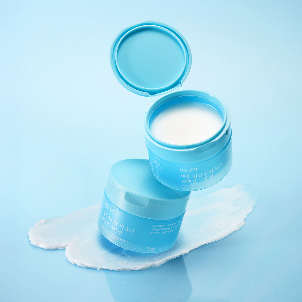 Jeju Sparkling Water Deep Pore Cleansing Sherbet Balm, 100ml, 1pack - Image 2