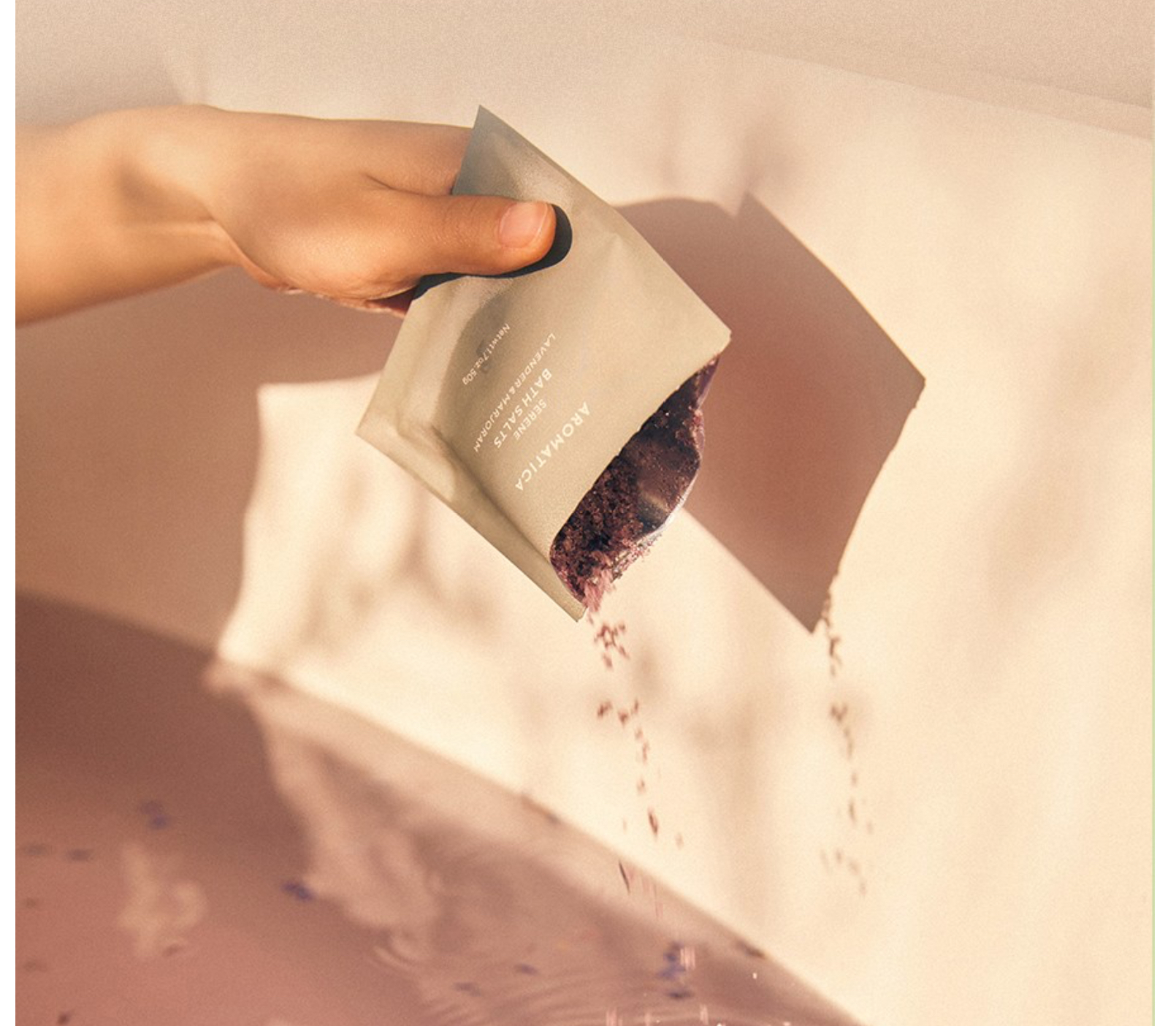 Surren Bath Salt Lavender & Marjoram, 50g, 1pack - Image 3