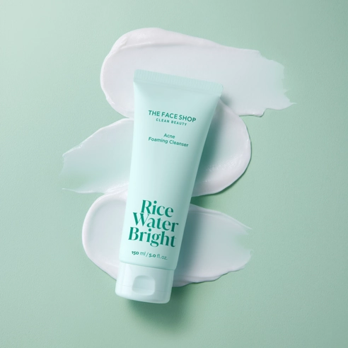 Rice Water Bright Acne Foaming Cleanser, 150g, 1pack - Image 2
