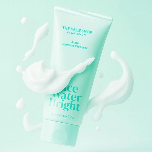Rice Water Bright Acne Foaming Cleanser, 150g, 1pack - Image 3