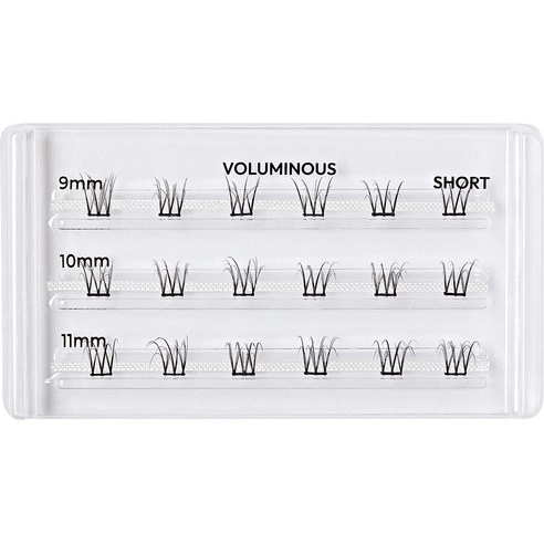 Falscara Eyelash [Voluminous], 18ea, 1pack - Image 2