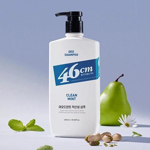 Low-pH Deodorant Shampoo [Clean Mint Scent], 600ml, 1pack - Image 2