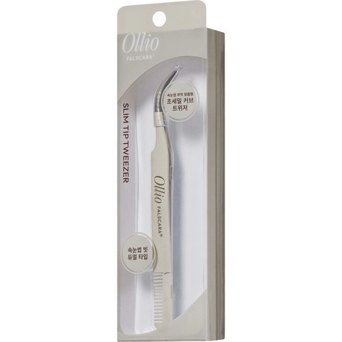 Falscara Eyelash Slim Tip Tweezer, 1ea, 1pack - Image 5