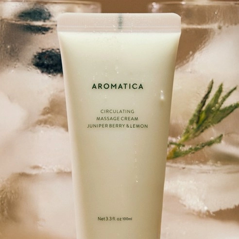 Circulating Massage Cream [Juniper Berry & Lemon], 100ml, 1pack - Image 3