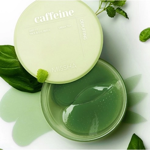 Airy Fit Caffeine Depuffing Face & Eye Patch, 60ea, 1pack - Image 2