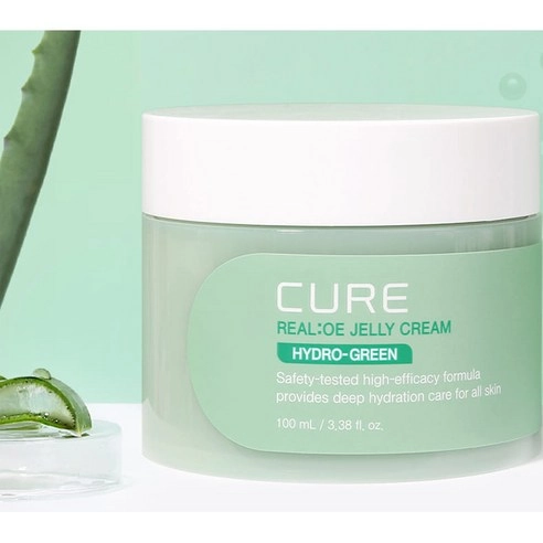 CURE Real Aloe Jelly Cream, 100ml, 1pack - Image 3