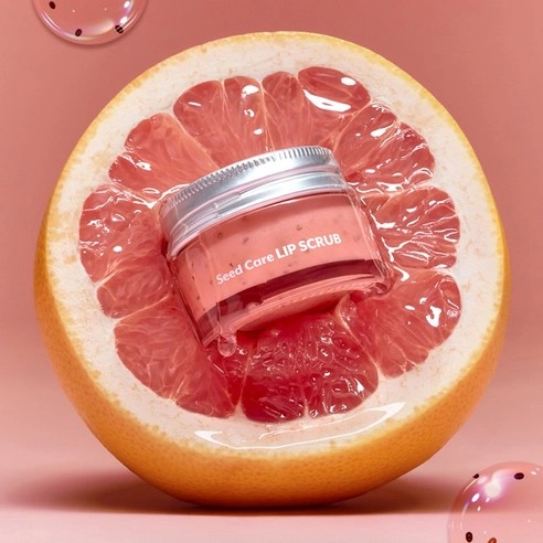 Seed Care Lip Scrub [02 Grapefruit Fizz], 15g, 1pack - Image 9