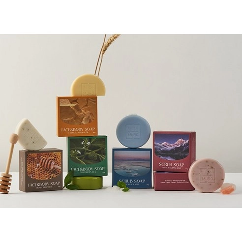 Himalayan Pink Salt Scrub Bath Soap, 75g+75g - Image 7