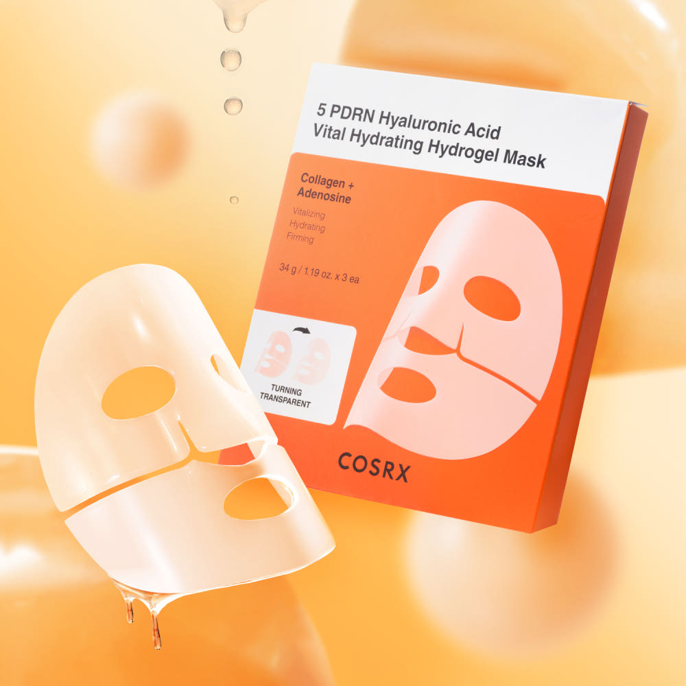 5 PDRN Hyaluronic Acid Vital Hydrating Hydrogel Mask, 3ea, 1pack - Image 2