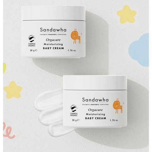 Orgacare Organic Moisturizing Baby Cream, 50g, 1pack - Image 2