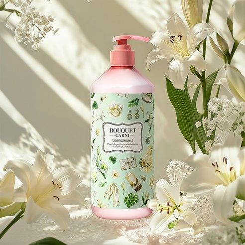 Vita Collagen Perfume Body Lotion [Wedding Bouquet], 750ml, 1pack - Image 3