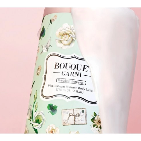 Vita Collagen Perfume Body Lotion [Wedding Bouquet], 750ml, 1pack - Image 5