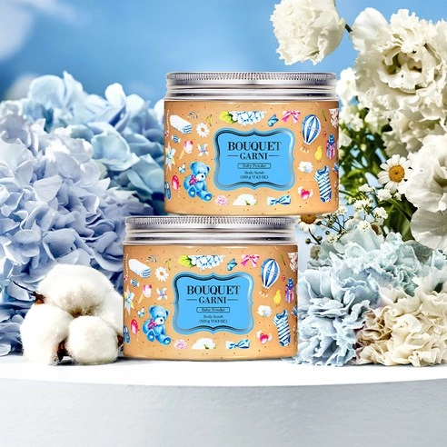 Sugar Body Scrub [Baby Powder], 500g, 1pack - Image 2