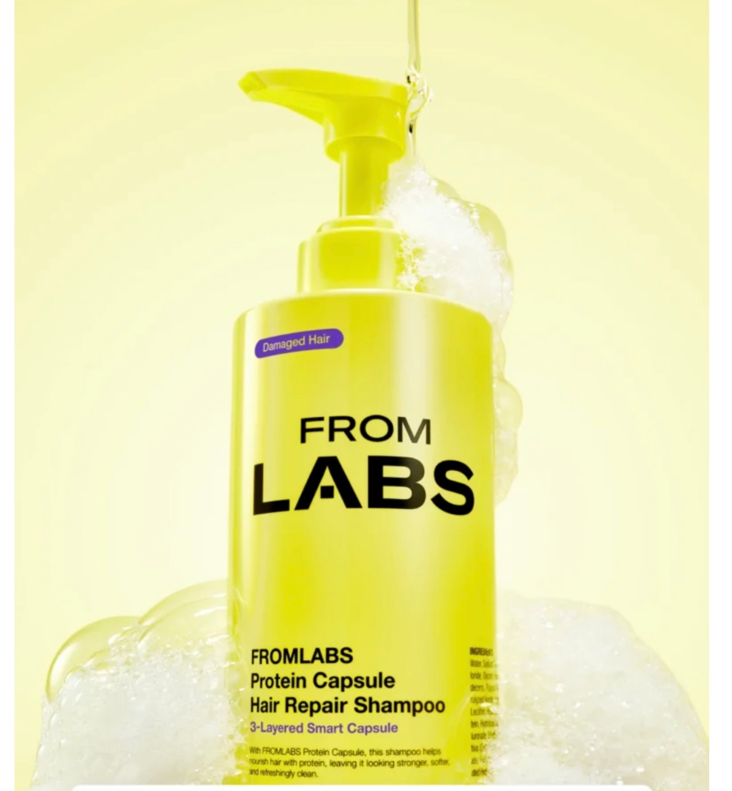 FROMLABS Protein Capsule Hair Repair Shampoo, 500ml, 1pack - Image 3