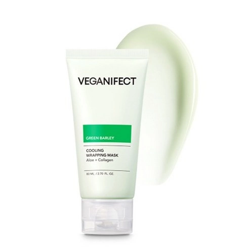 Green Barley Hydrating Plumping Aloe Cooling Mask, 80ml, 1pack - Image 2