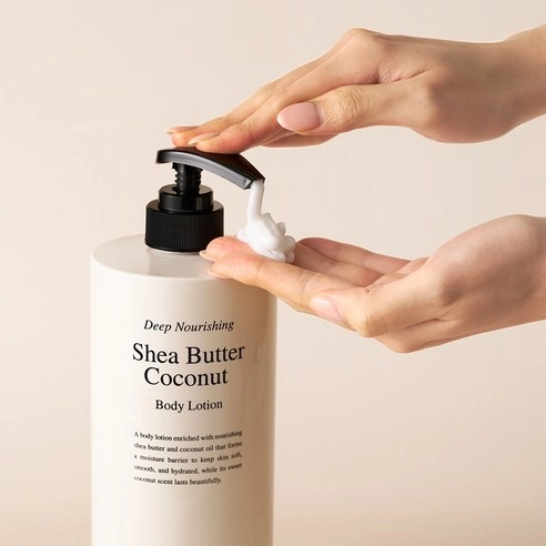 Deep Nourishing Body Lotion [Shea Butter & Coconut], 1,000ml, 1pack - Image 6