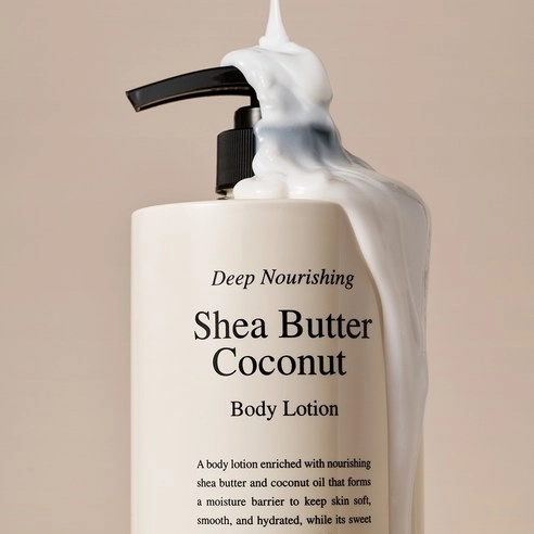 Deep Nourishing Body Lotion [Shea Butter & Coconut], 1,000ml, 1pack - Image 7