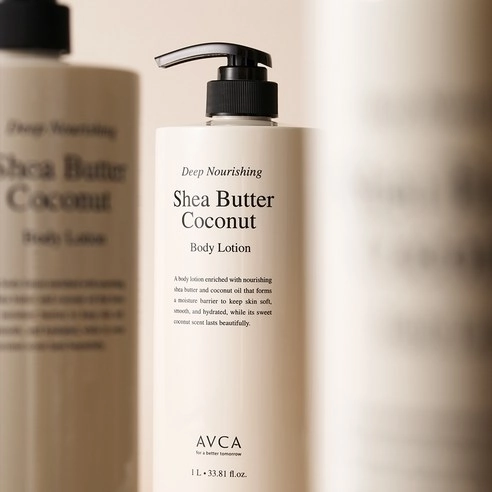 Deep Nourishing Body Lotion [Shea Butter & Coconut], 1,000ml, 1pack - Image 8