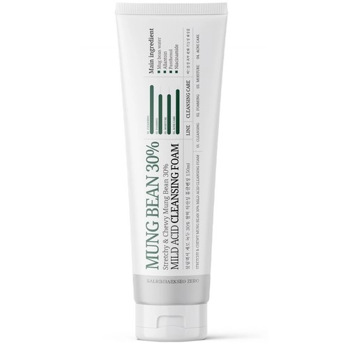 Zero Mung Bean 30% Chewy Mild Acid Cleansing Foam, 150ml, 1pack - Image 2