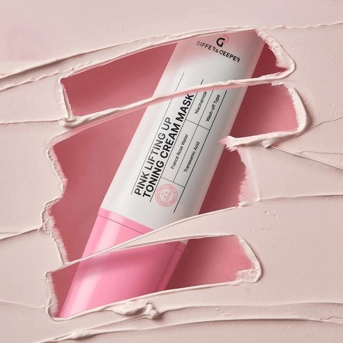 Pink Lifting Up Toning Cream Mask, 100g, 1pack - Image 4