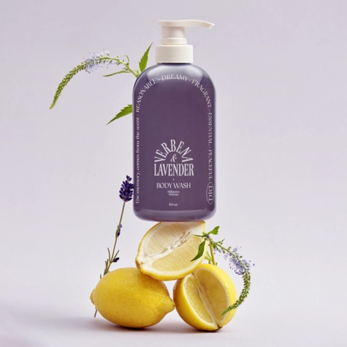 Milk-In-Cera Perfume Body Wash [Verbena Lavender], 500ml, 1pack - Image 2