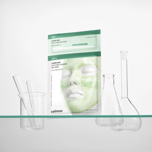 Eraser Cica PHA Peel Two-Step Gel Mask, 34g*4ea, 1pack - Image 3