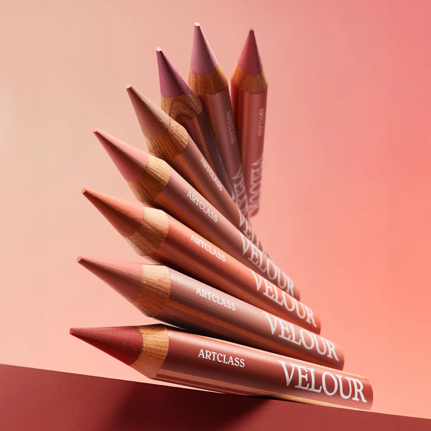 Artclass Velour Pencil, 2.4g, 01 Cream Roselle, 1pack - Image 2