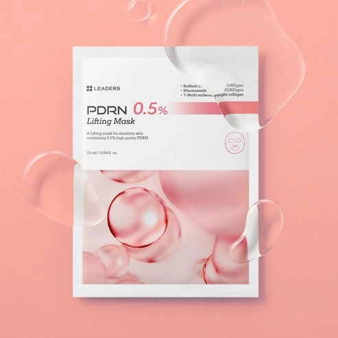 LEADERS PDRN 0.5% Lifting Mask, 10ea, 1pack - Image 3