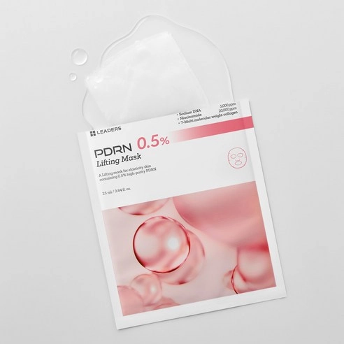 LEADERS PDRN 0.5% Lifting Mask, 10ea, 1pack - Image 5