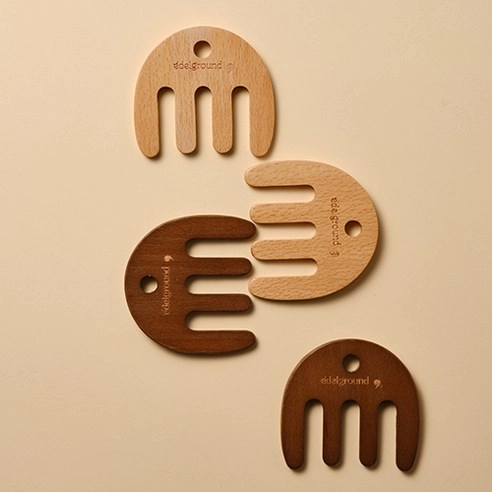 Brown Wood Massage Tool Gua Sha, 1pack - Image 3