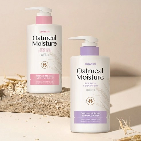 Oatmeal Moisture Skin Relief Body Lotion [White Musk Scent], 680ml, 1pack - Image 3