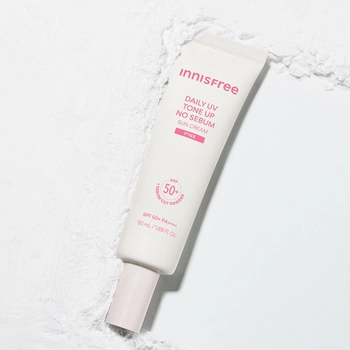 Daily UV Tone-up No Sebum Pink Sun Cream SPF50+ PA++++, 50ml - Image 2