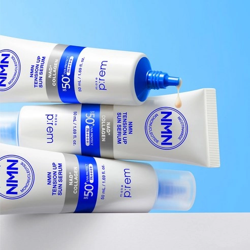 NMN Tension Up Sun Serum [SPF50+/PA++++], 50ml, 1pack - Image 4