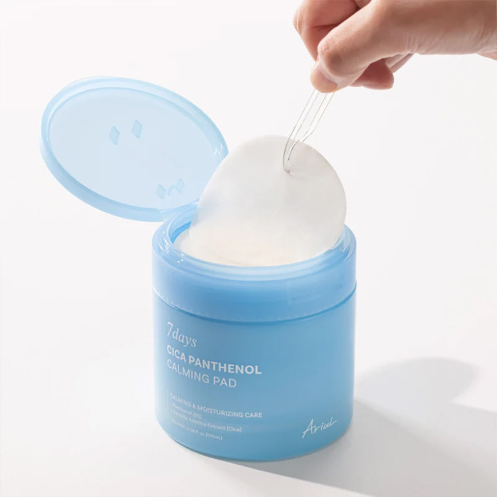 7Days Cica Panthenol Calming Pad, 100ea, 1pack - Image 2