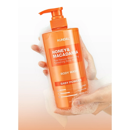 Honey & Macadamia Pure Body Wash [Baby Powder] - Image 2