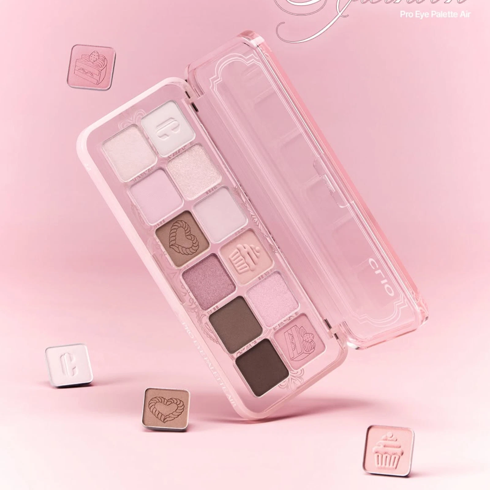 CLIO Pro Eye Palette Air, 7.2g, 08 Latte Senior, 1pack