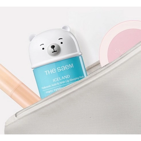 Iceland Hyaluronic Acid & AHA Lip Sleeping Mask, 13g, 1pack - Image 4